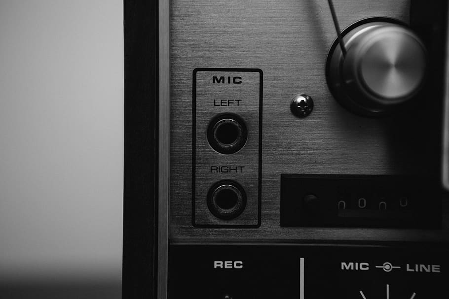 mic, input, recording, audio, equipment, music, knob, technology HD wallpaper