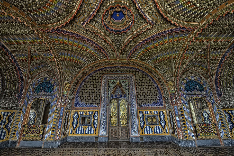 italy, architecture, religion, built structure, building, ceiling HD wallpaper