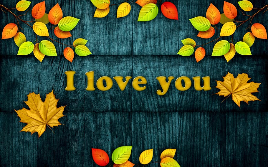 pattern, i love you, background, color, blue, romantic, text HD wallpaper