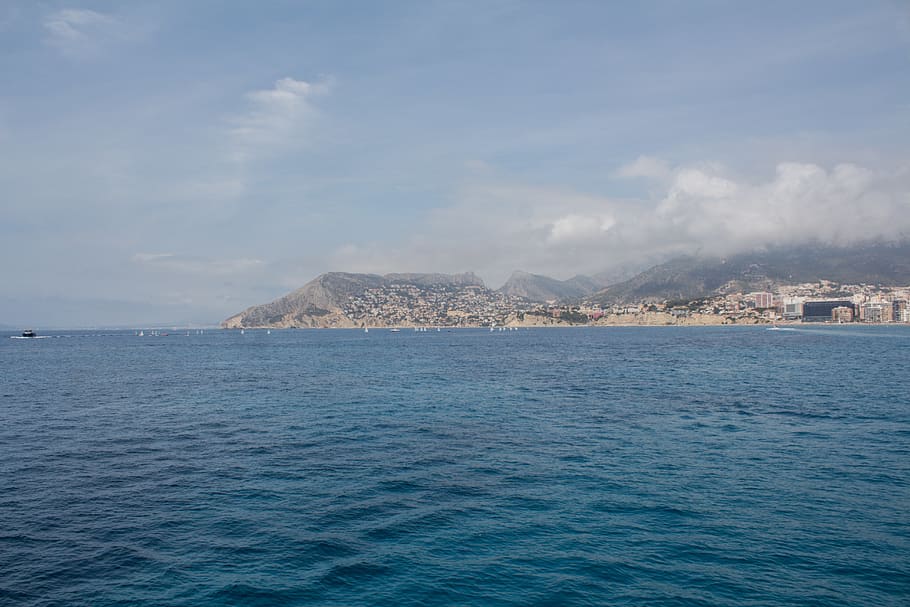spain, mar, sea, beach, water, waterfront, sky, architecture HD wallpaper