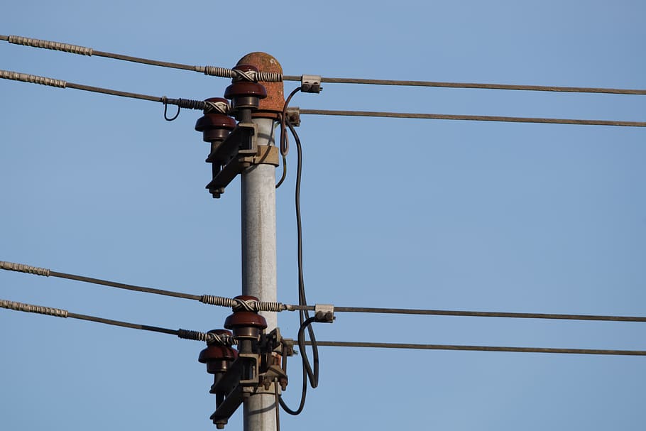 current, power line, voltage, energy, electricity, sky, high voltage HD wallpaper