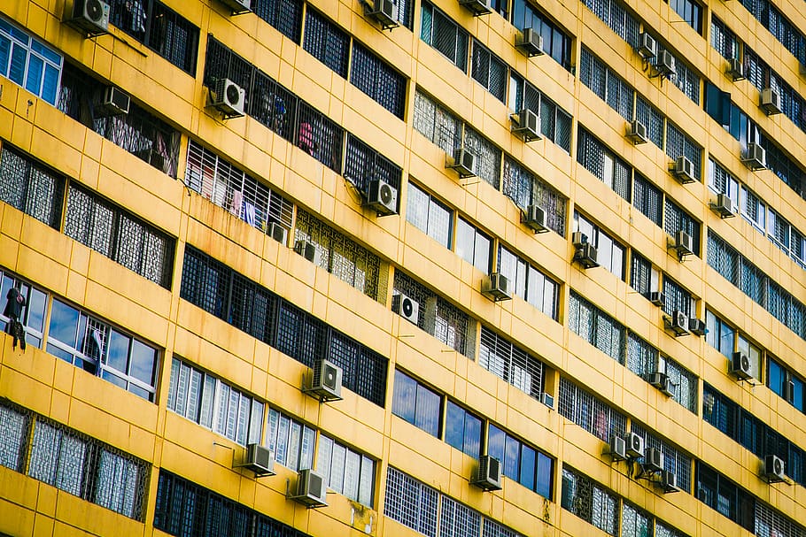 architecture, yellow, building, infrastructure, establishment HD wallpaper