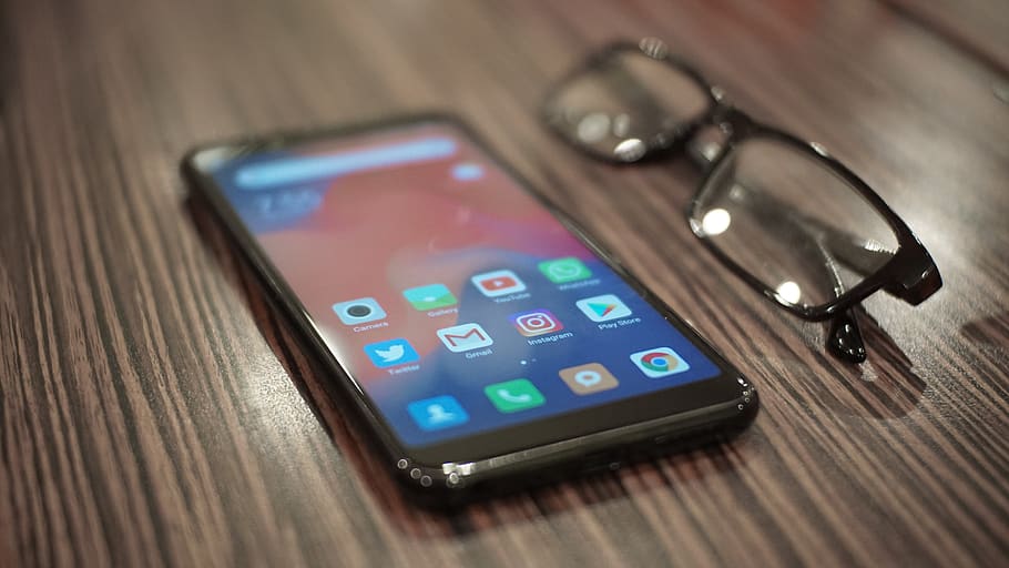 android, gadget, smartphone, social media, glasses, icon, technology HD wallpaper