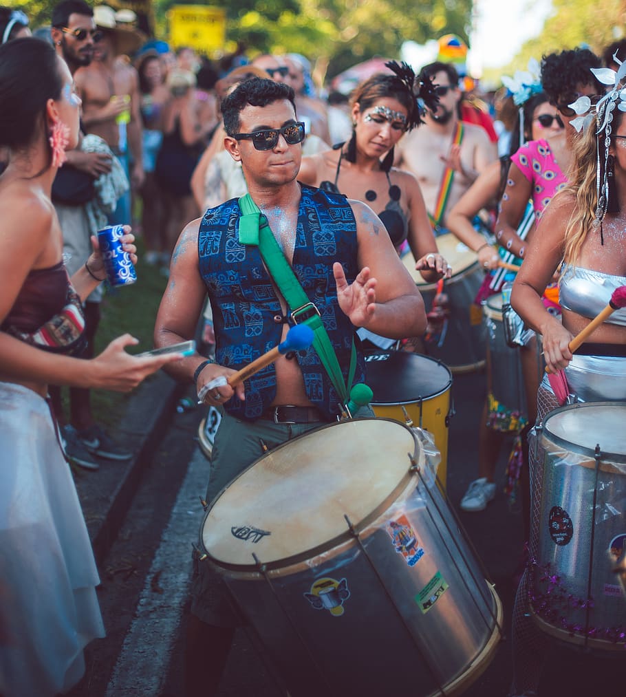 man playing drum, music, musical instrument, arts culture and entertainment HD wallpaper