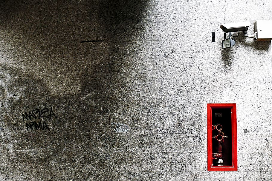 wall - building feature, red, no people, built structure, safety HD wallpaper