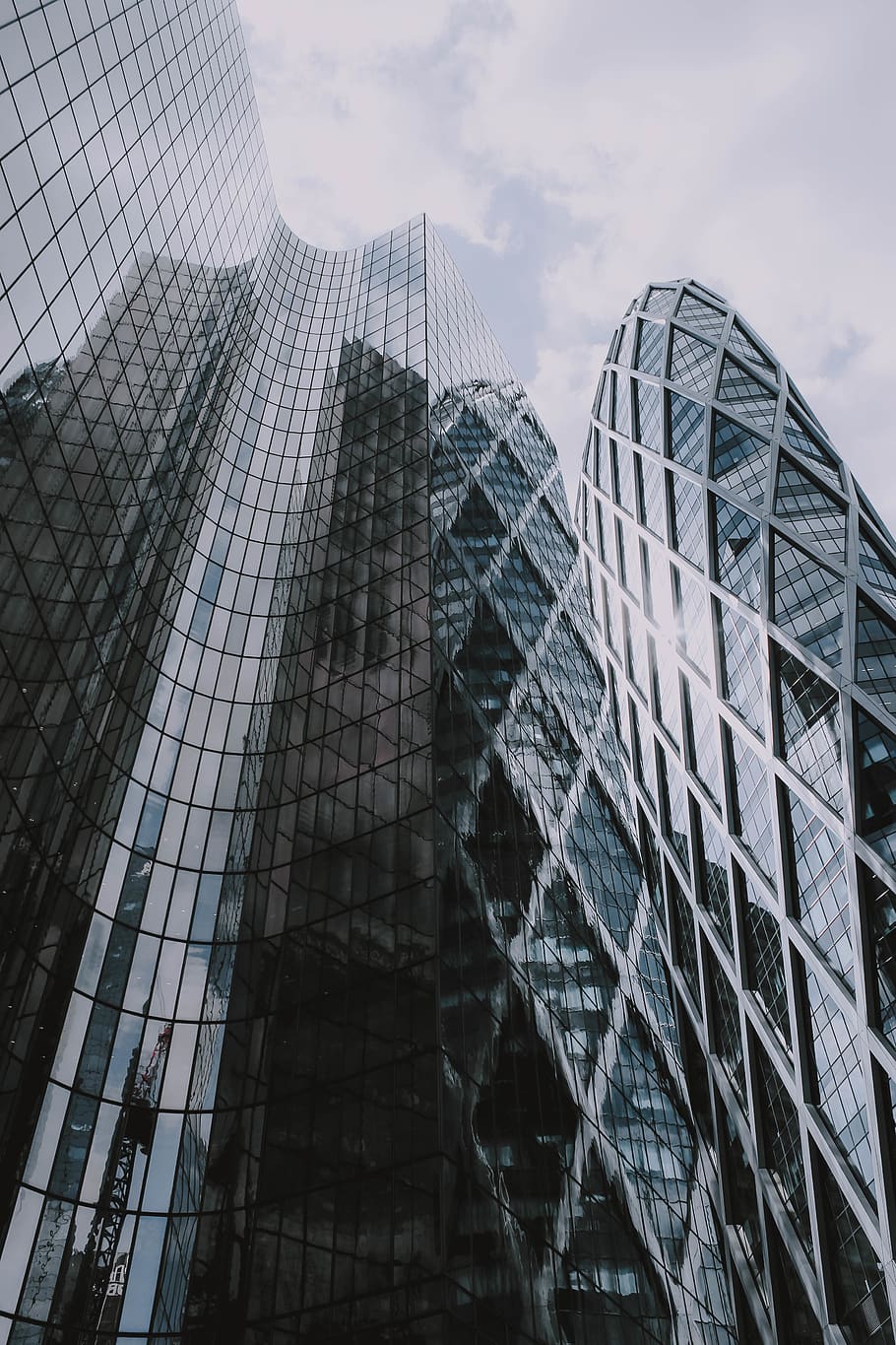 high-rise building, office building, town, city, urban, high rise HD wallpaper