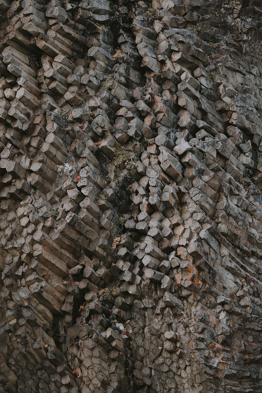 rock formation at daytime, full frame, backgrounds, abundance HD wallpaper