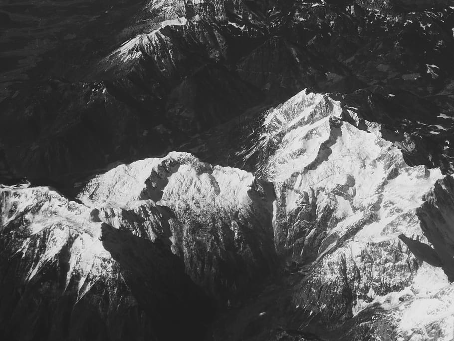 nature, mountain, outdoors, mountain range, peak, snow, landscape HD wallpaper