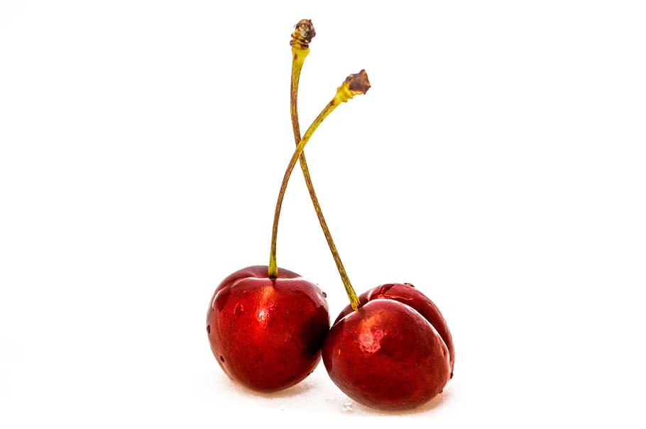cherry, fruit, red, dessert, food, sweet, eat, taste, nutritious HD wallpaper