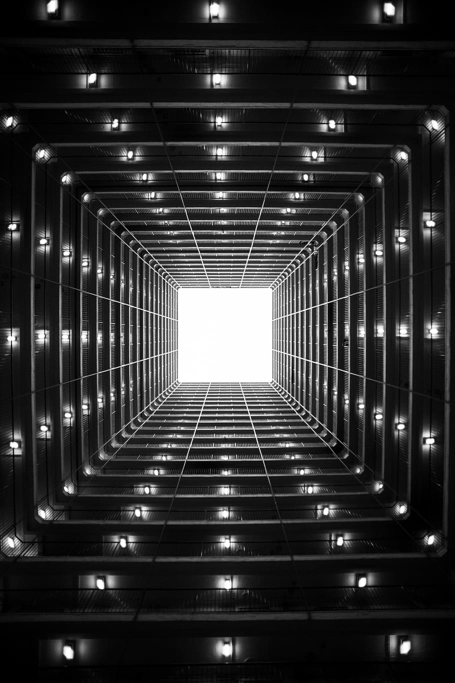 white lights illustration, architecture, illuminated, built structure HD wallpaper