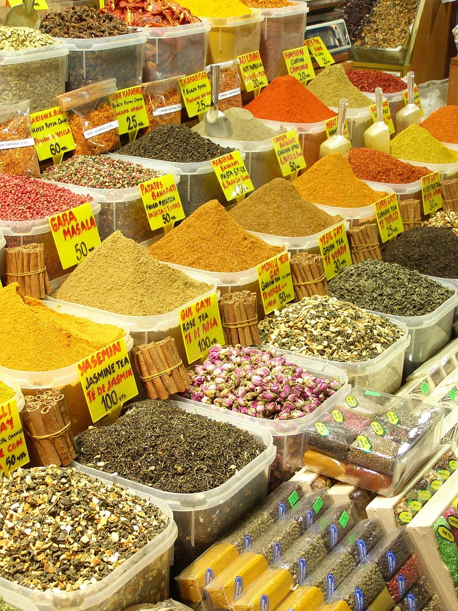 corner, shop, stall, spice, food, fresh, flavor, market, choice HD wallpaper