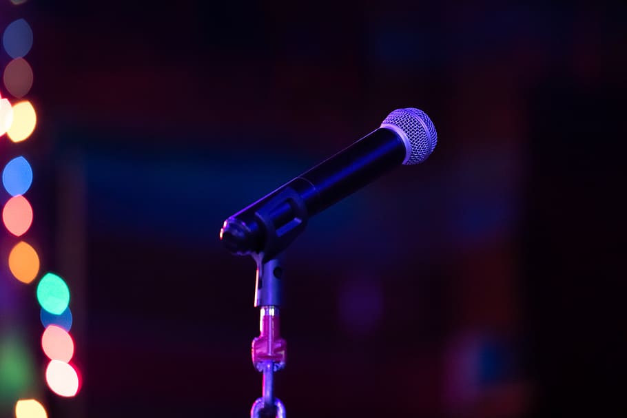 microphone, speak, sound, object, musical, media, entertainment HD wallpaper