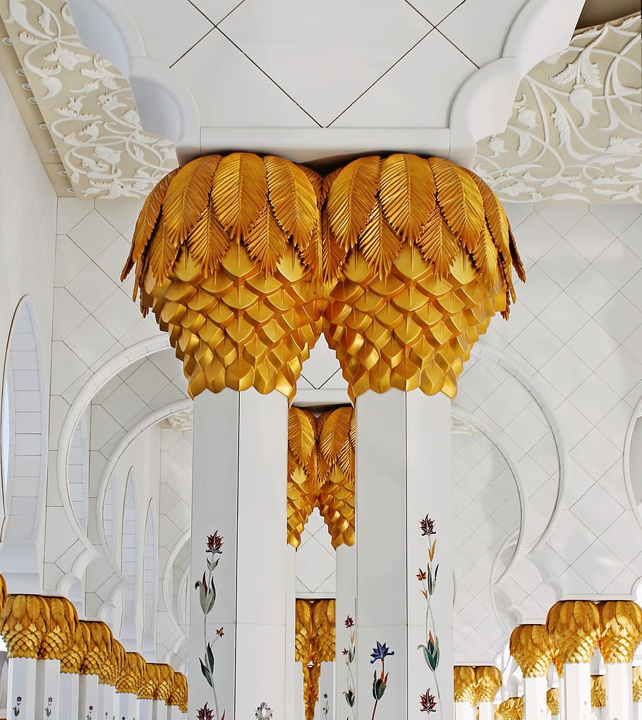 صورة اسلامية من موقع wallpaper flare Decoration-gold-traditional-religion