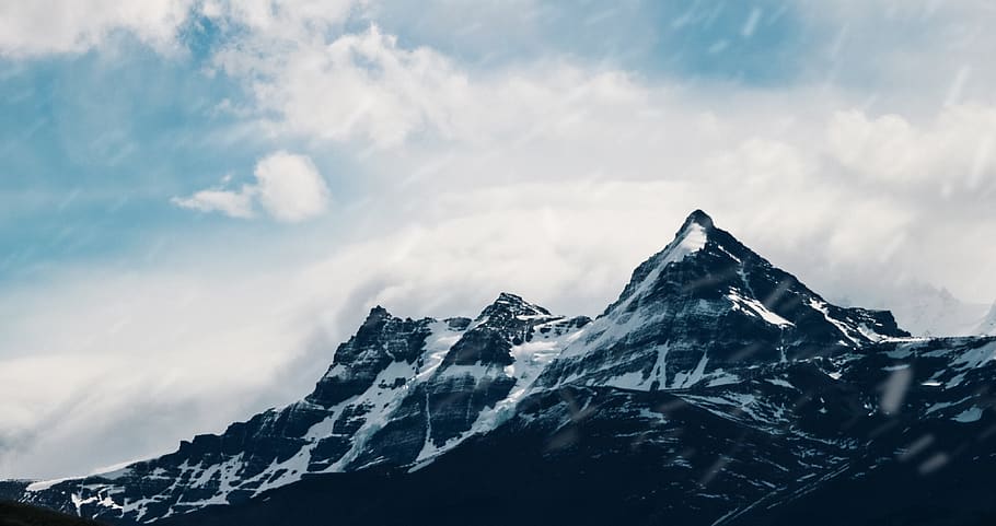 mountain alps, nature, mountain range, outdoors, peak, snow, ice HD wallpaper