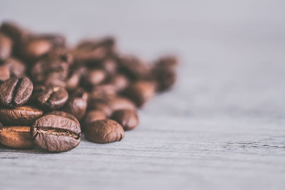 Coffee Beans Closeup Photography, aroma, aromatic, caffeine, close-up HD wallpaper