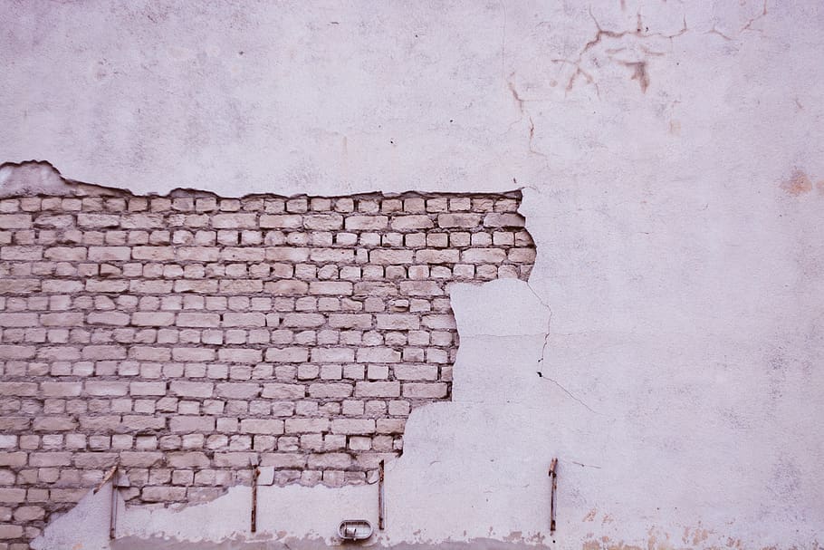 gray brick wall, wall - building feature, built structure, architecture HD wallpaper
