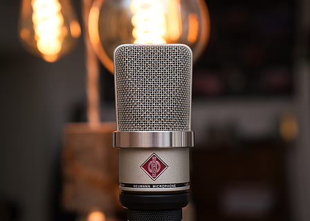microphone, neumann, audio, studio, sound studio, recording HD wallpaper