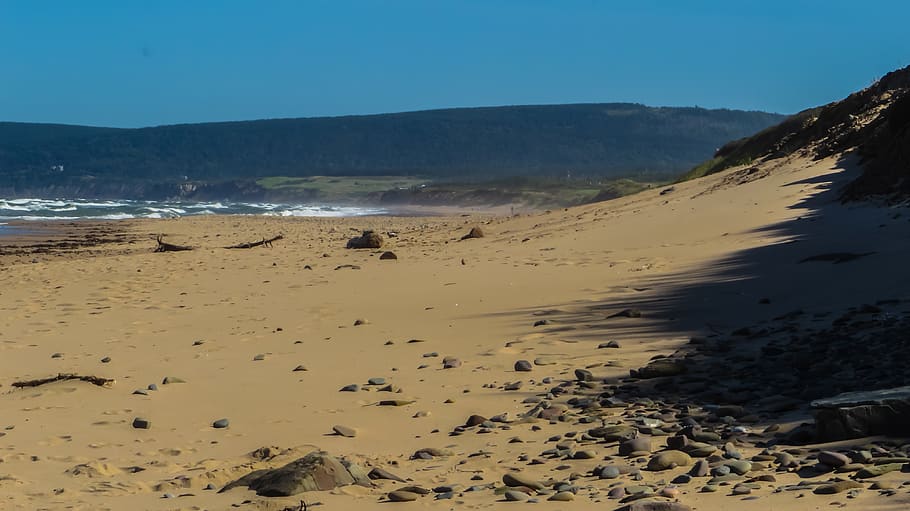 canada, inverness, waves, atlantic, beach, ocean, nova scotia HD wallpaper