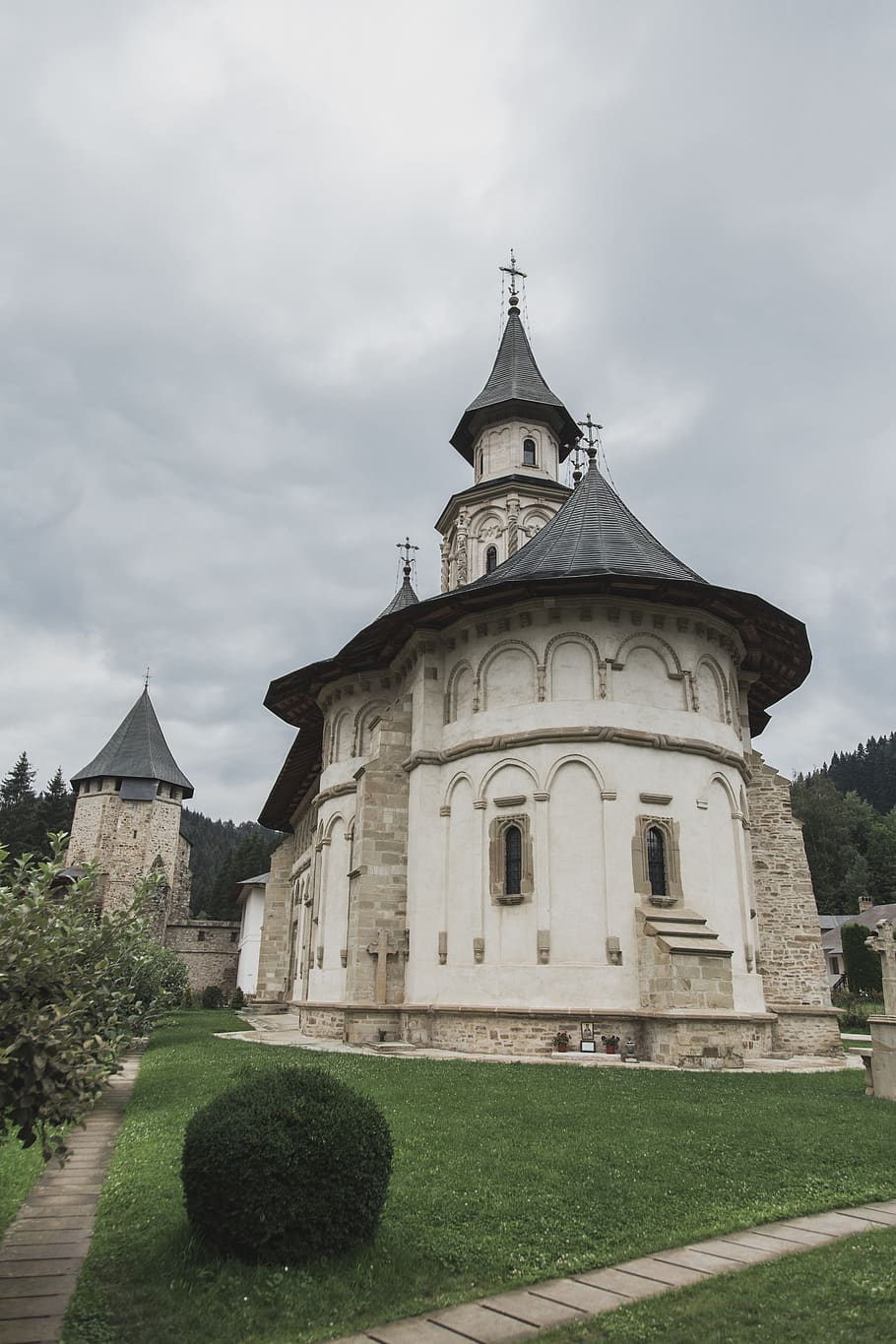 romania, putna, putna monastery museum, suceava, holly, architecture HD wallpaper