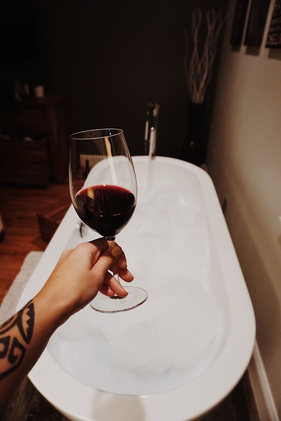Person Holding Wine Glass Filled With Red Liquid Substance, alcohol HD wallpaper