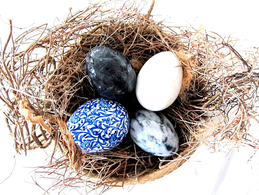easter, egg, easter eggs, colored, colorful, spring, osterkorb HD wallpaper