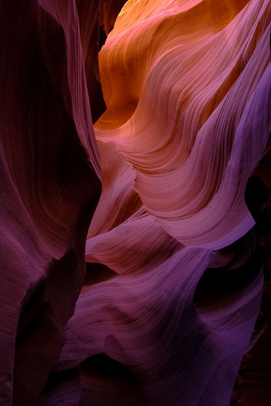Antelope canyon, rock formation, rock - object, solid, geology HD wallpaper