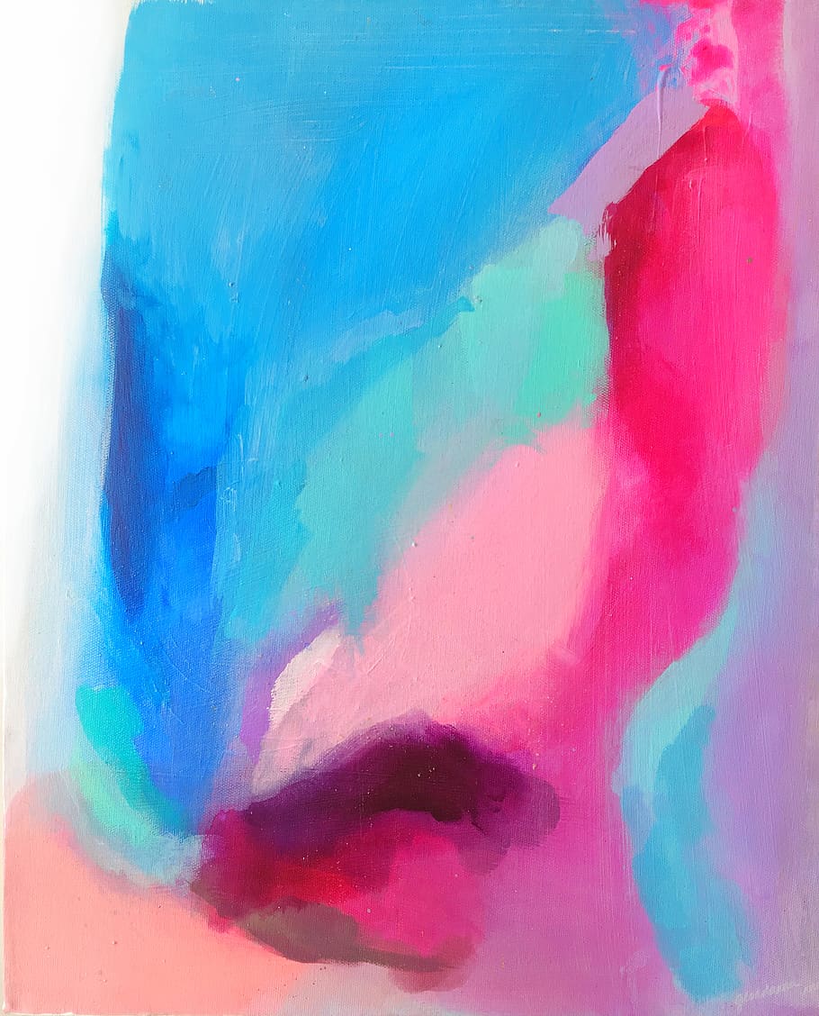 multicolored abstract painting, art, texture, background, artwork HD wallpaper