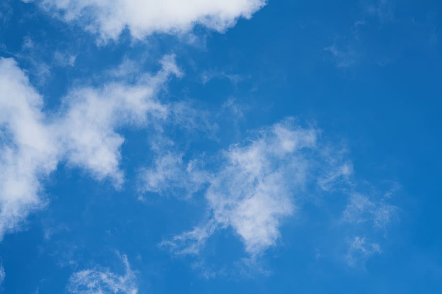 cloud, blue, sky, clouds, nature, summer, air, color, horizon HD wallpaper