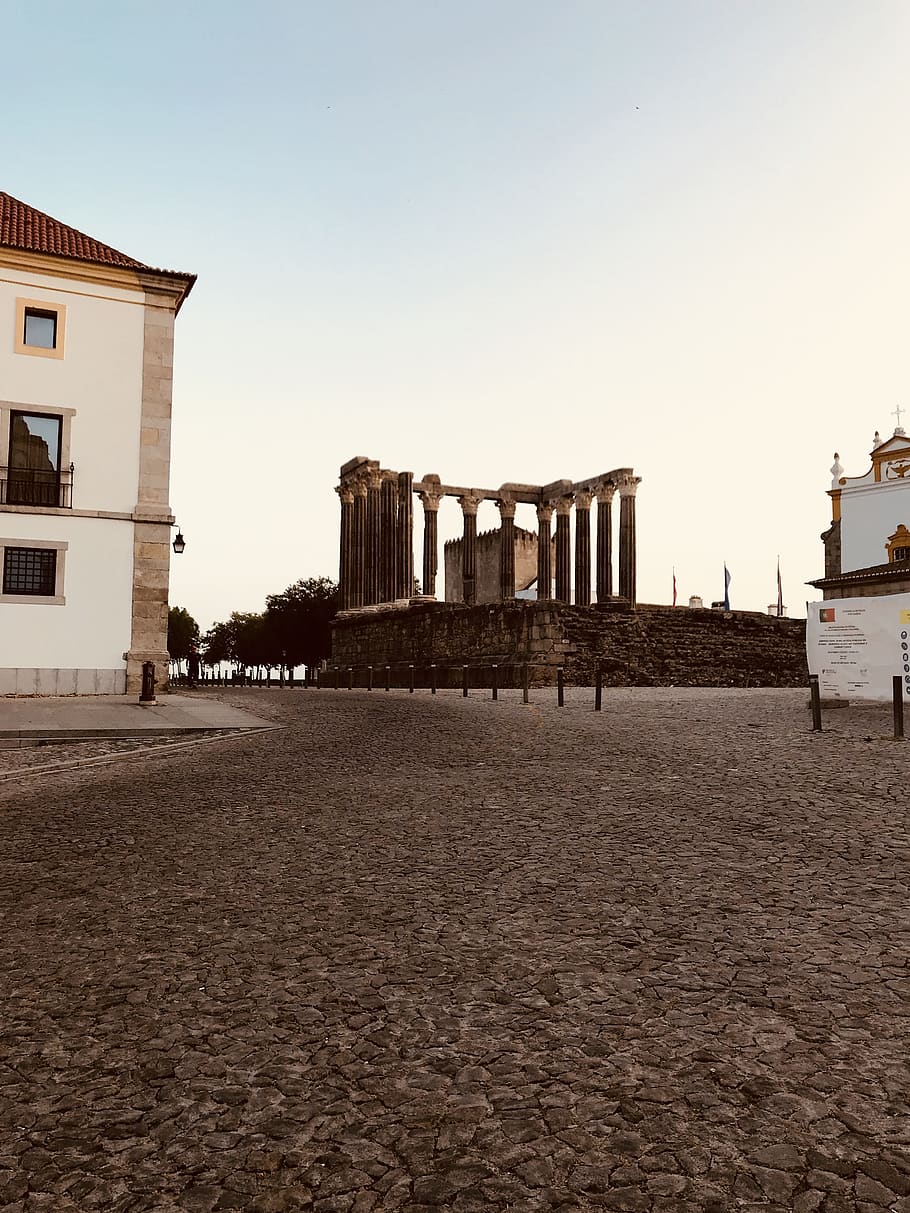 Parthenon Ruins, architecture, buildings, columns, daylight, exterior HD wallpaper