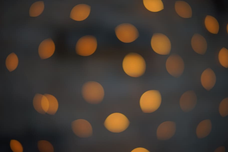 bokeh, night, lights, blur, geometric shape, circle, defocused HD wallpaper