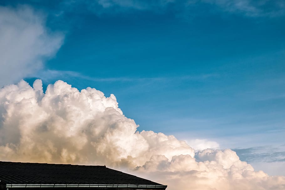cloud, sky, cloud - sky, nature, built structure, blue, beauty in nature HD wallpaper