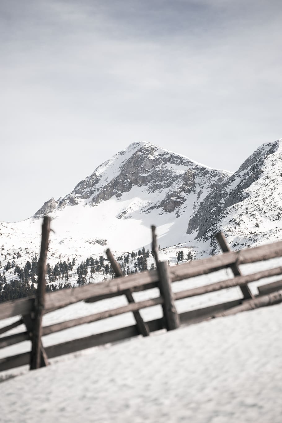 mountain peak, snow, cold temperature, winter, sky, beauty in nature HD wallpaper
