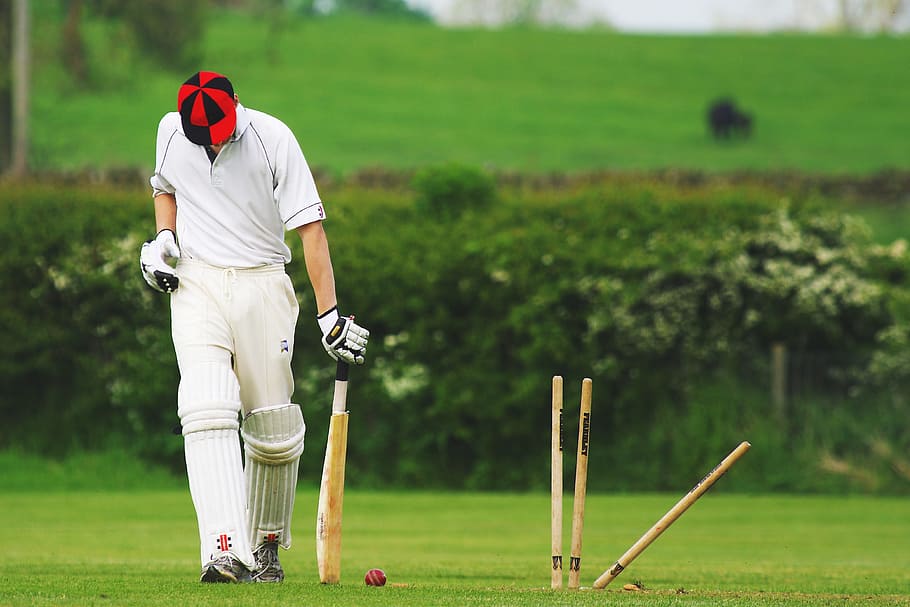 Cricket Stumps, sportVarious, grass, activity, one person, golf HD wallpaper