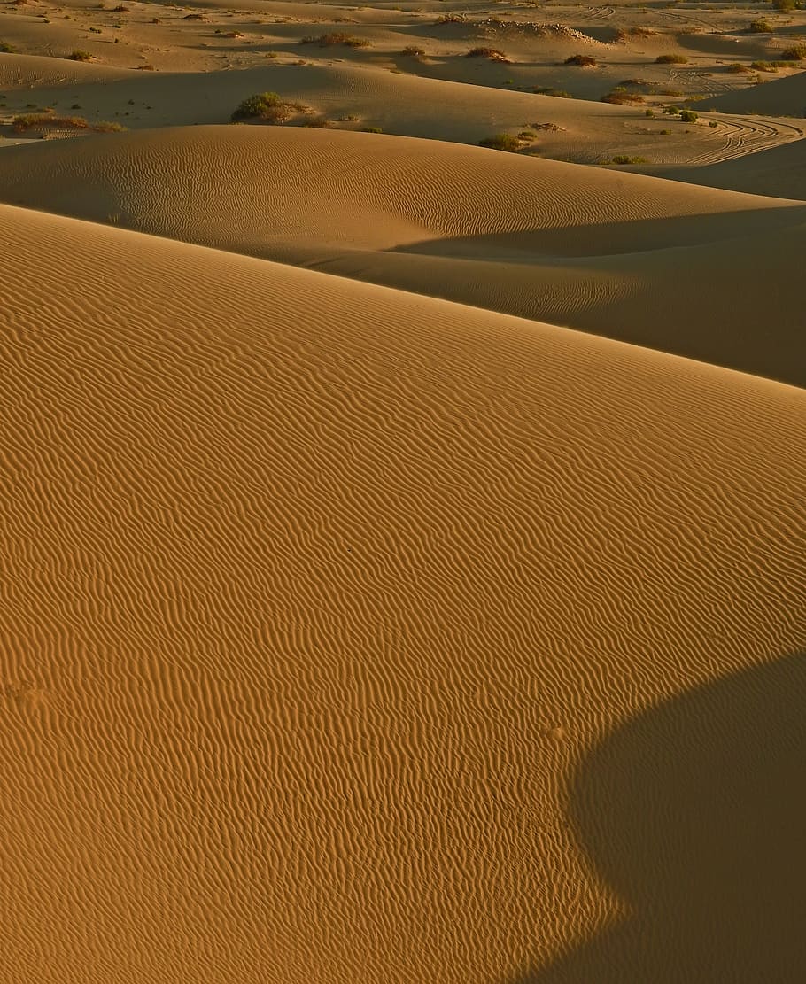 united arab emirates, arabian nights village, sand, dunes, sand dunes, HD wallpaper