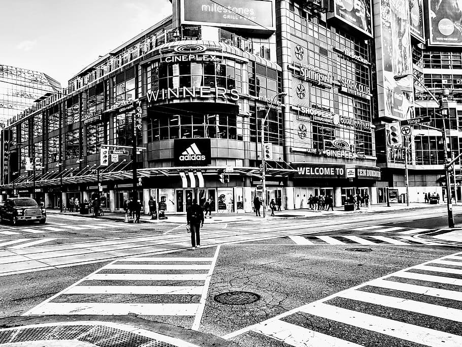 toronto, intersection, city, zombie-apocalypse, building exterior