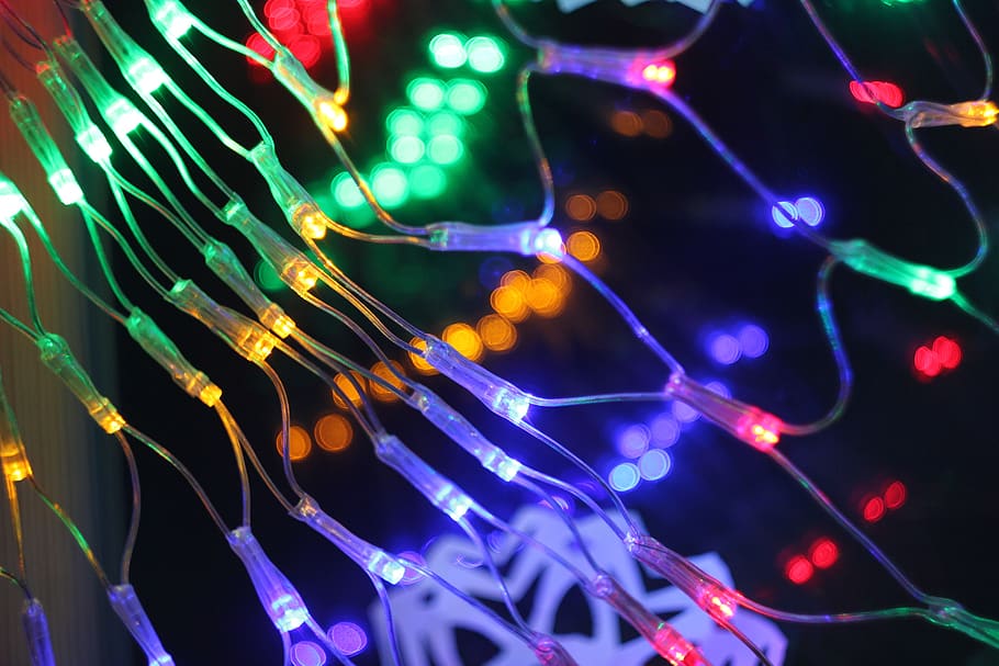 swag, light, lights, christmas, lighting, holiday, lightbulb HD wallpaper