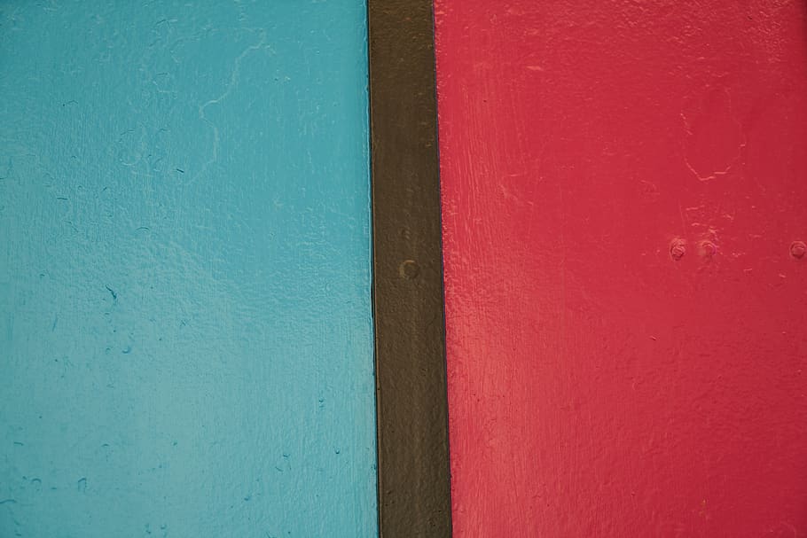 art, blue, bright, brown, close-up, colors, design, red, solid HD wallpaper