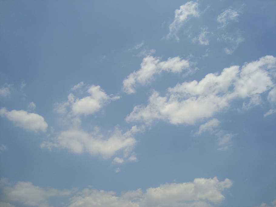 clouds, blue, sky, cloud - sky, beauty in nature, scenics - nature HD wallpaper