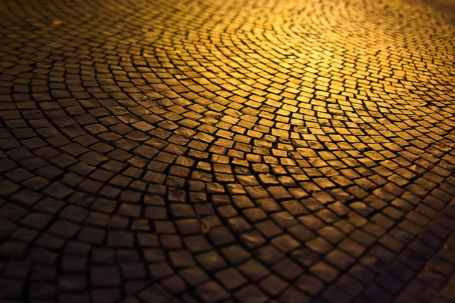 road, patch, ground, cobblestones, city, pattern, paving stones HD wallpaper