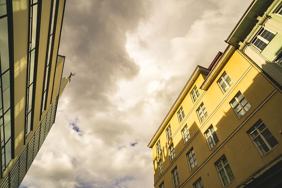norway, bergen, cloud - sky, architecture, building exterior HD wallpaper