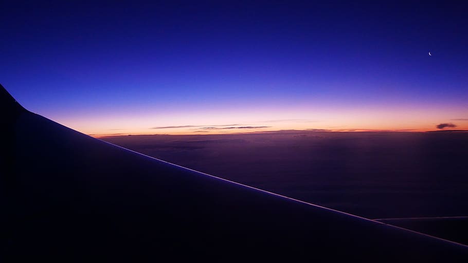 golden hour, sky, nature, outdoors, horizon, dawn, scenery, landscape HD wallpaper