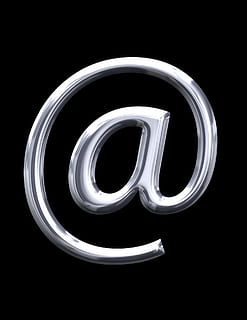 email, sign, communicate, digital, 3d, metallic, graphic, e-mail HD wallpaper