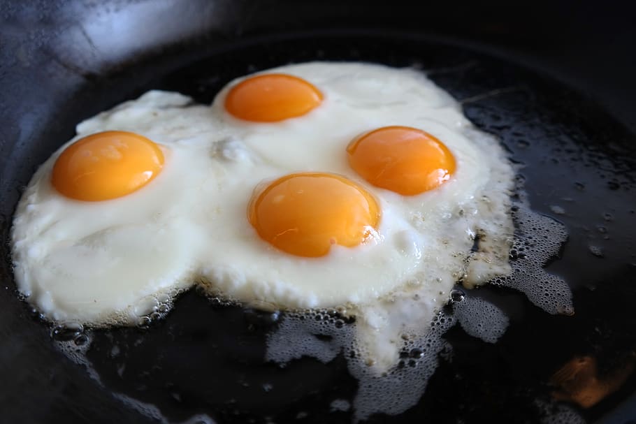 breakfast, egg, cook, yellow, kitchen, fried, eggs, food and drink HD wallpaper