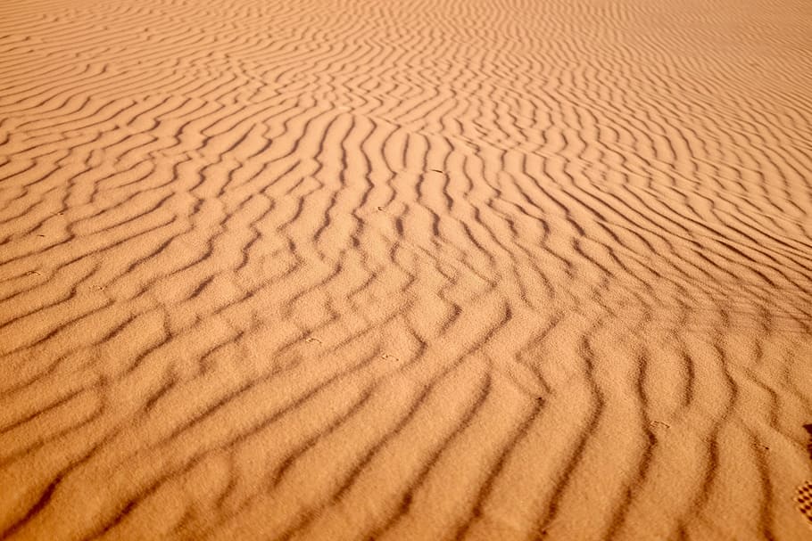 texture, desert, curve, sand, clay, wind, hot, warm, land, pattern HD wallpaper