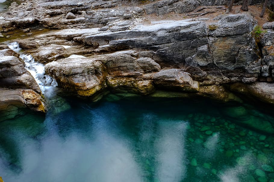 long exposure, travel, explore, fuji x, nature, landscape, rock HD wallpaper