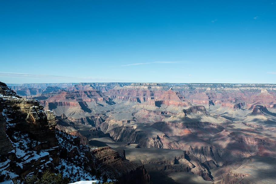 landscape, nature, outdoors, mountain, plateau, valley, grand canyon national park south HD wallpaper