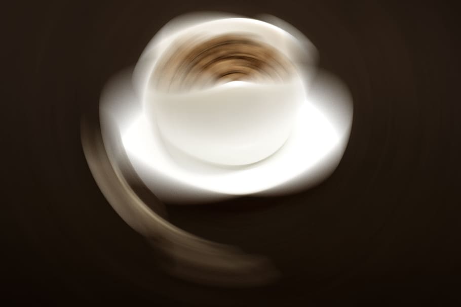 abstract, motion, blur, cup, studio shot, single object, illuminated HD wallpaper