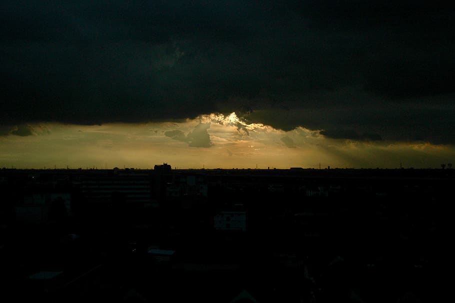 cloud - sky, building exterior, architecture, built structure HD wallpaper