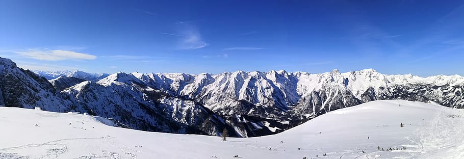 hinterstoder, winter, skiing, mountains, hiking, hinterstoder-austria HD wallpaper