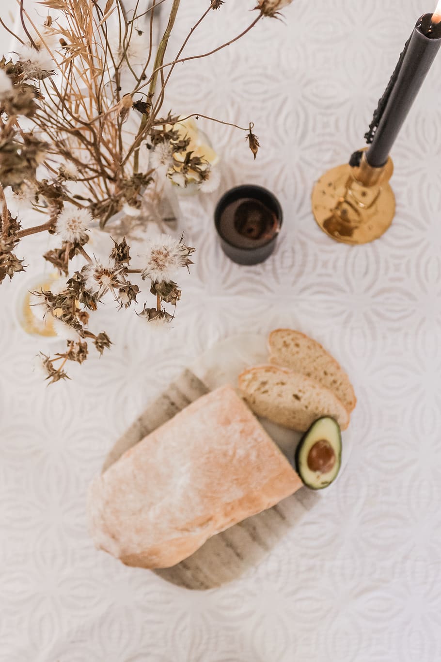 baked bread, food and drink, indoors, table, still life, freshness HD wallpaper
